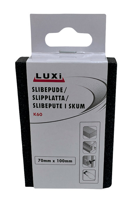 Slipesvamp korn 60, 70x100 mm - Luxi
